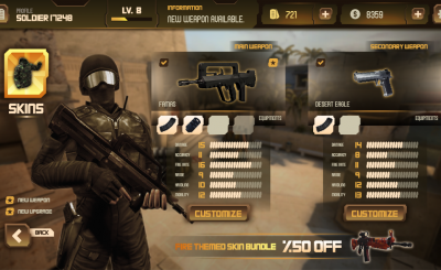 Mobile FPS Game UI Design – Unity Asset