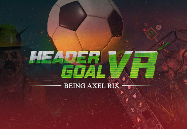 Header Goal VR: Being Axel Rix – UI Design – VR PC Game on Steam